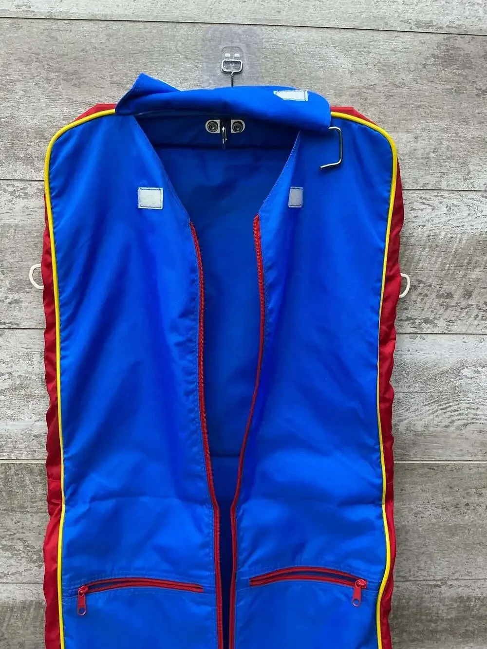 Vintage OshKosh B'Gosh Primary Colors Garment Bag Suit Carrier